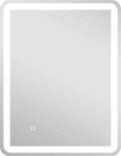 HomCom Bathroom Mirror Led Touch 60x80cm White