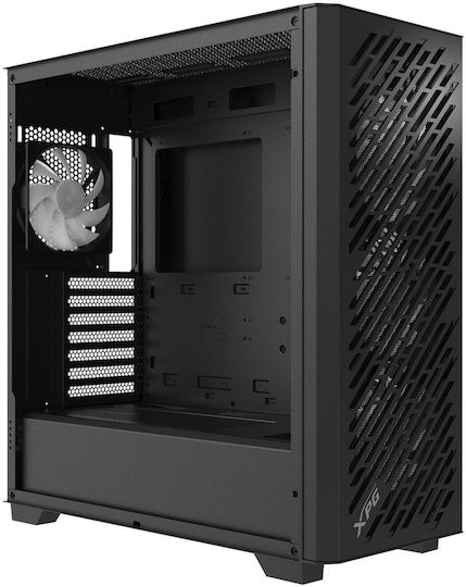 Adata XPG Valor Air Pro Gaming Midi Tower Computer Case with Side Window and ARGB Lighting Black