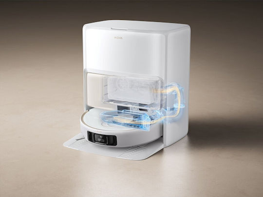 Mova V50 Ultra Complete Robot Vacuum Cleaner with Laser Mapping and 24000Pa Suction Power White