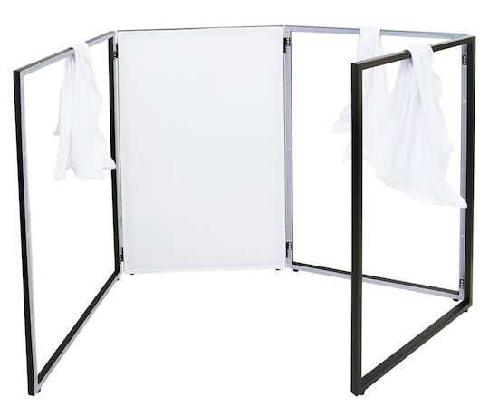 AFX Light FACADE-DJ-STAND Foldable DJ Screen 120 x 70 (4 Panels) Dj Booth