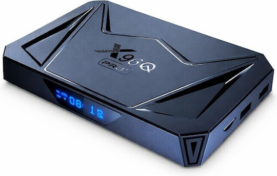 TV Box X96Q Pro+ 8K UHD with WiFi USB 2.0 / USB 3.0 4GB RAM and 64GB Storage Space with Operating System Android 14.0