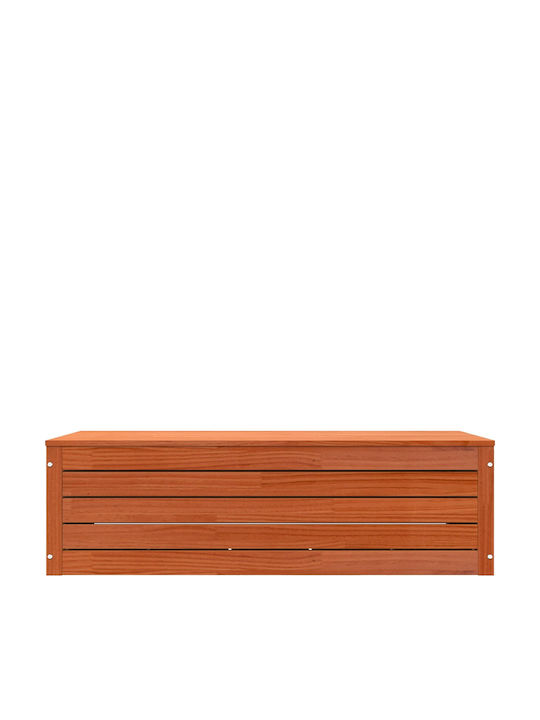 vidaXL Wooden Decorative Trunk Brown 109x36.5x33cm