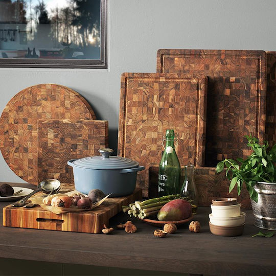 Teak Wonder Плот за рязане Дърво 45.7x5.1см 1бр