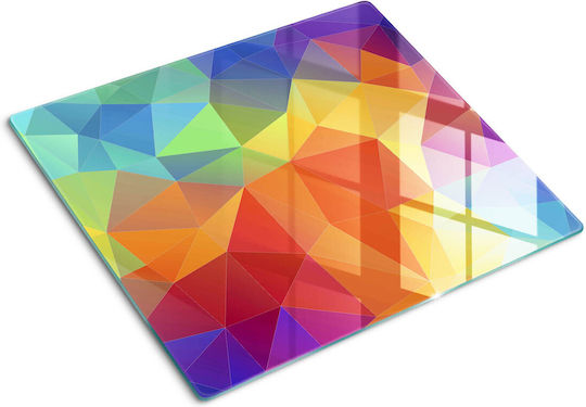 Schneidebretter Schutzplatte Für Theken Aus Gehärtetem Glas Mit Geometrischen Formen 60x52 Cm Schneidebretter Schutzplatte Für Theken Aus Gehärtetem Glas Mit Geometrischen Formen 60x52 Cm