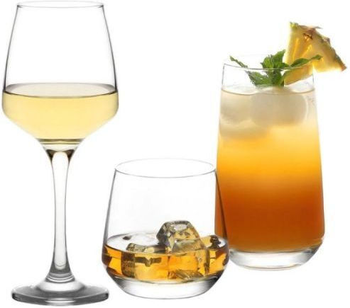 Gurallar Lav Set Brillen Glas 400ml 6 Stück