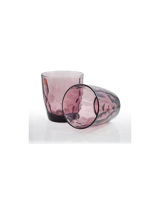 Bormioli Rocco Set of Glasses for White Wine made of Glass in Purple Color 6pcs