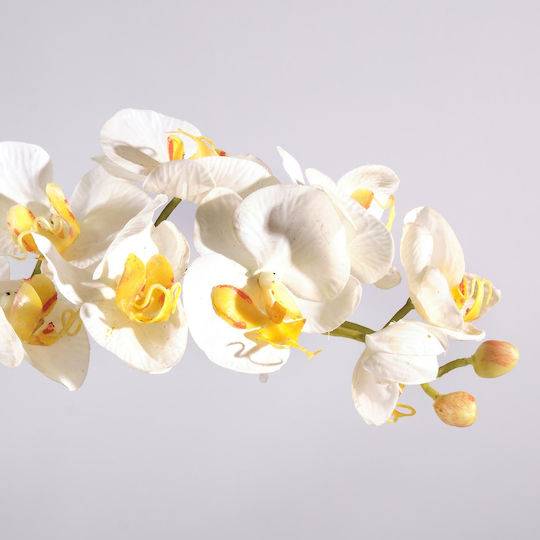Supergreens Dekorative Künstliche Blumen & Pflanzen Orchidee Weiß 75 cm 7-0323