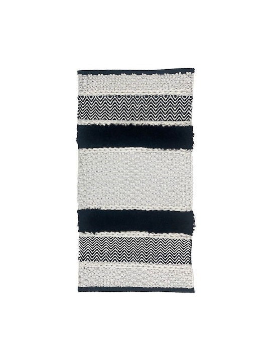 Melinen Cherie Covor Rectangular Bumbac Negru