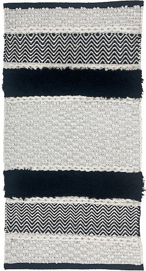 Melinen Cherie Rug Rectangular Summer Cotton Black