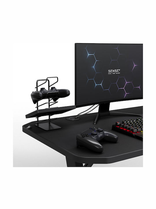 Γραφείο Gaming Nomad Ξύλινο Μαύρο 140x60εκ.