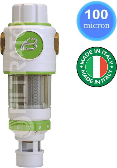 Acqua Brevetti Pulifil Wasserfiltrationssystem Zentrale Versorgung Durchmesser 1'' mit Ersatzfilter FT012