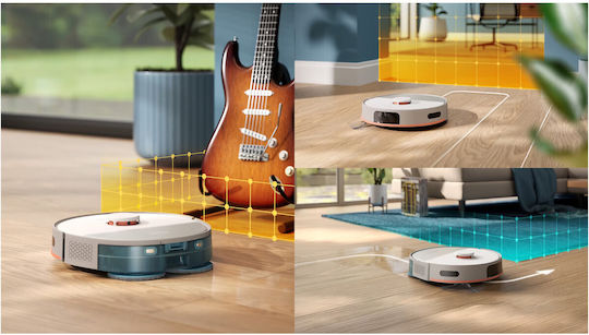 Philips HomeRun 5000 Series Прахосмукачка Робот с Картографиране Лазер и Всмукателна Мощност 10000Pa Бежова