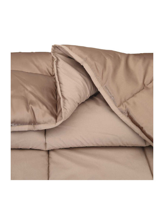 vidaXL Super King Blanket 220x200cm Gold