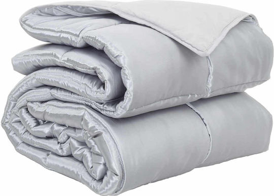 vidaXL Одеяло Двойно 200x135см. Silver