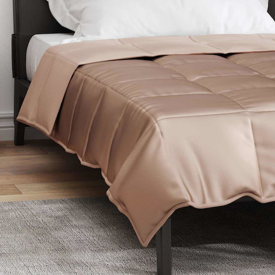 vidaXL Superking Decke 220x140cm Gold
