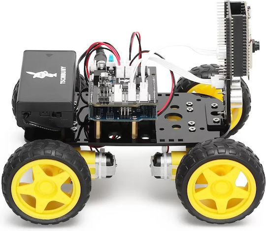 Tscinbuny Ferngesteuertes Roboter 4WD Schwarz mit Kamera
