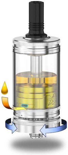 Ambition Verdampfer für Elektronische Zigaretten RTA 5ml Silver