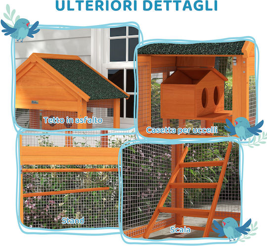 Pawhut Rodent Cage 92x52x