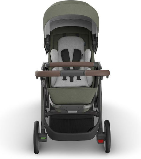UPPAbaby Cruz V3 Adjustable Triplet Stroller Suitable for Newborn Meadow Green
