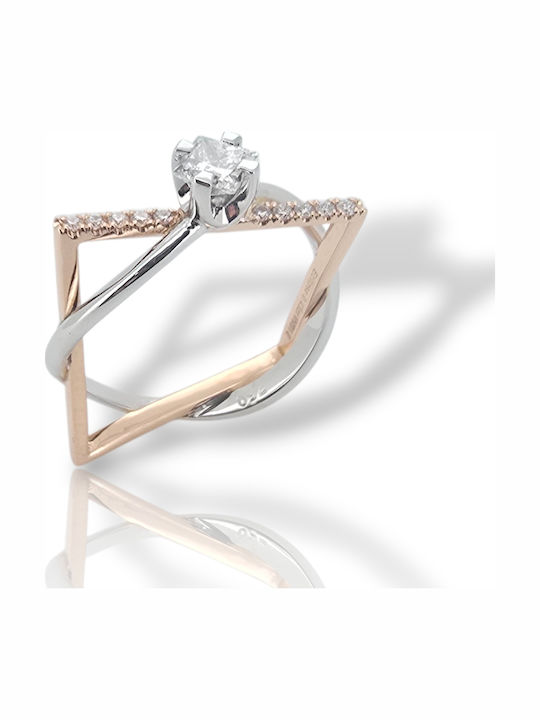 Mentzos Single Stone with Diamond