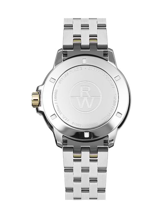 Raymond Weil Tango Ανδρικό Ρολόι 41mm Μπαταρίας με Χρυσό Μεταλλικό Μπρασελέ