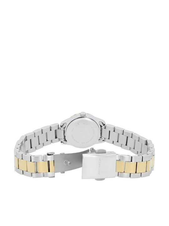 Just Watch Men's Watch 23mm Battery with Gold Metal Bracelet
