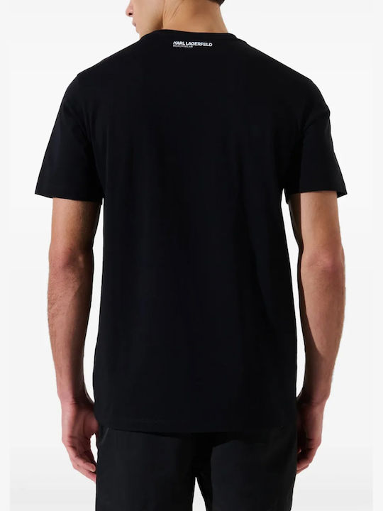 Karl Lagerfeld T-shirt Μαύρο