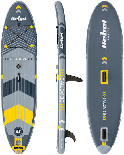 Trizand Rebel Active Aufblasbar SUP Board mit Länge 3.05m Gray