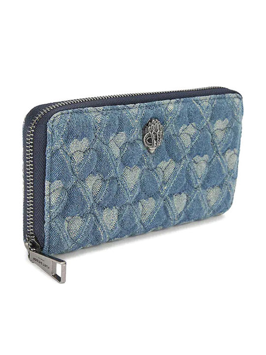 Große Damenbrieftasche Blau