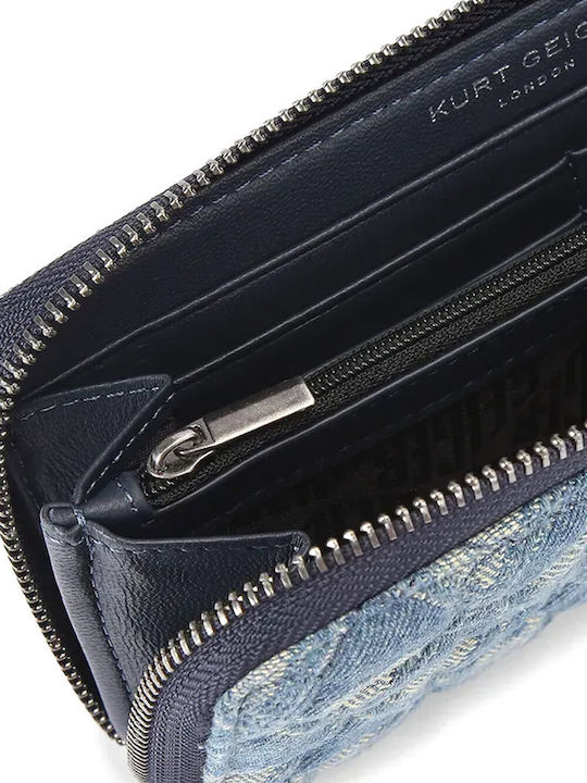 Große Damenbrieftasche Blau