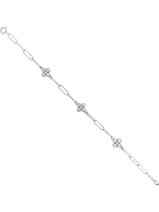 Xryseio Women's Bracelet made of Silver with Zircon