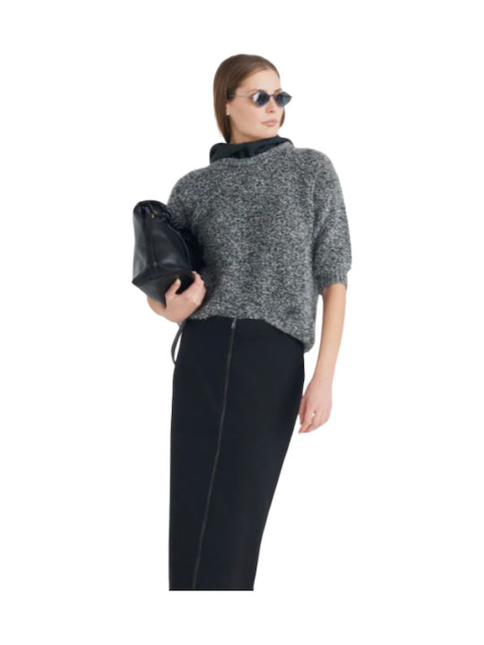 Leather Women's Bag Shoulder Black