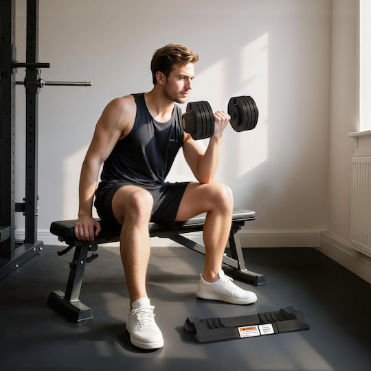 Sportnow Dumbbell 1x 24kg with Stand