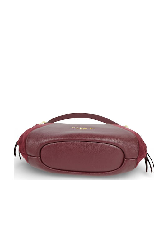 Leather Women's Bag Shoulder Burgundy
