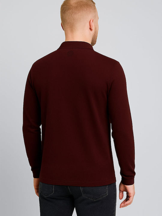 Long Sleeve Blouse Burgundy