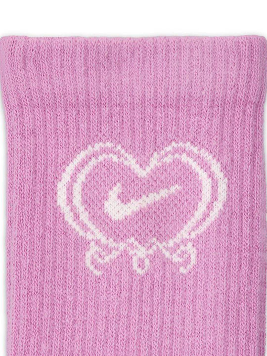 Nike Everyday Plus Cushion Athletic Socks Purple 1 Pair
