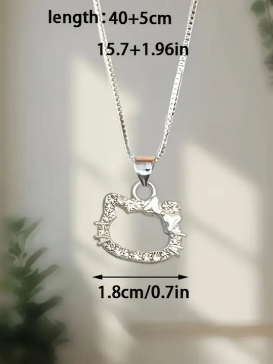 ShuShu Colier pentru copii Hello Kitty cu lanț 6521-785