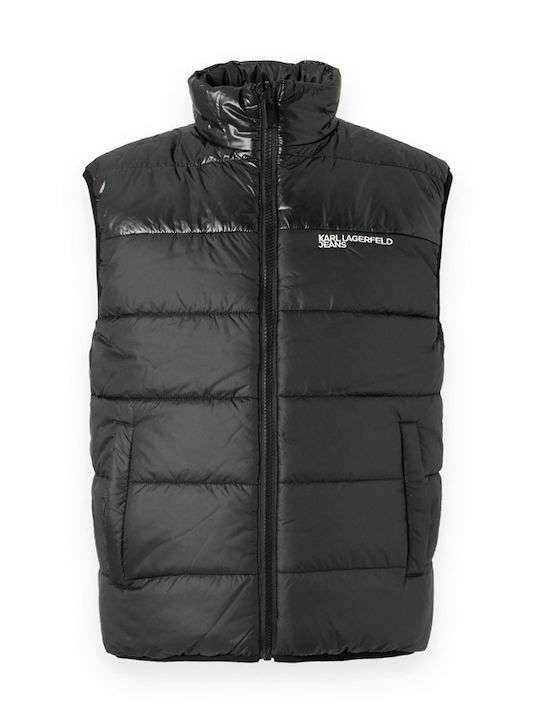 Sleeveless Jacket Puffer Black