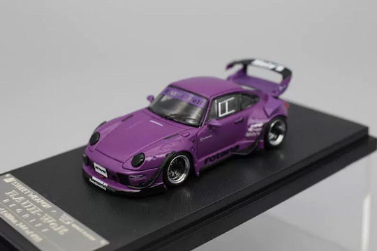 Statische Modelle Auto Porsche Rwb 993 Neu Mattlila 1:64 Street Weapon