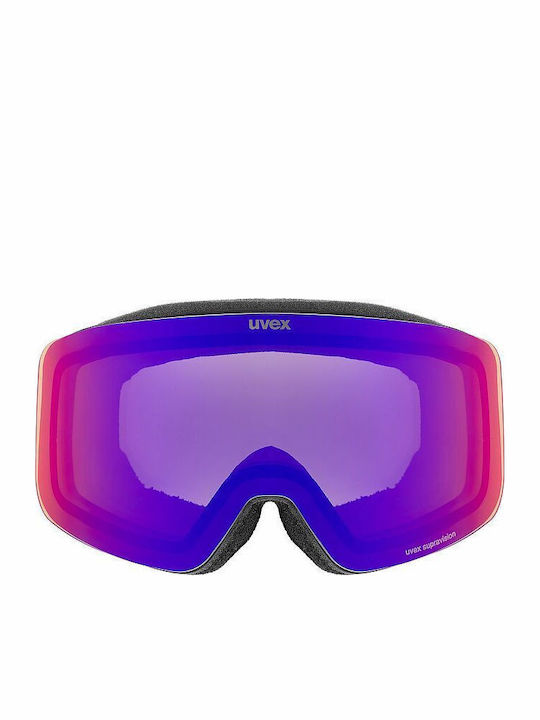Uvex Masca de schi și snowboard Pentru adulți Negru cu Lentilă în culoarea Negru Uvex Masca de schi și snowboard Pentru adulți Negru cu Lentilă în culoarea Negru