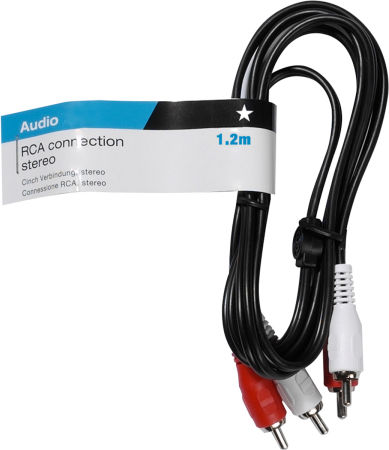 Vivanco Cable 2x RCA male - 2x RCA male 1.2m