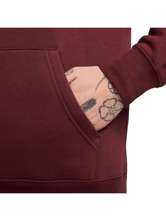 Hoodie Sweatshirt with Hood Red