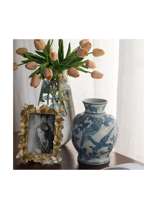 Artekko Decorative Vase Melania White 16.5x16.5x22cm