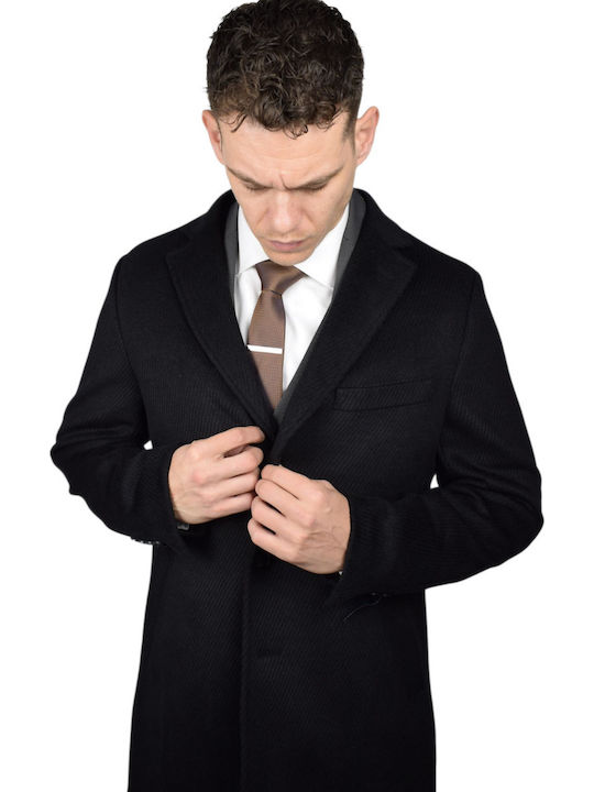 Herren Mantel Black