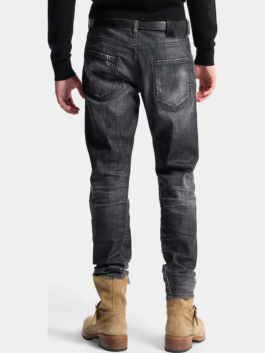 Dsquared2 Ανδρικό Παντελόνι Τζιν Slim Fit Black Dsquared2 Ανδρικό Παντελόνι Τζιν Slim Fit Black