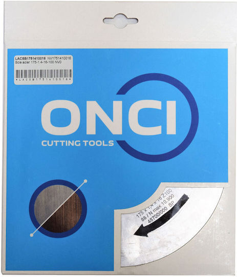 Disc Circular Monometal Cu Dinți Triunghiulari Unghi Pozitiv De Avans 185x1.4x20 Z100 Nv0