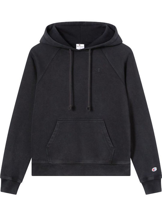 Women's Sweatshirt Hooded Black