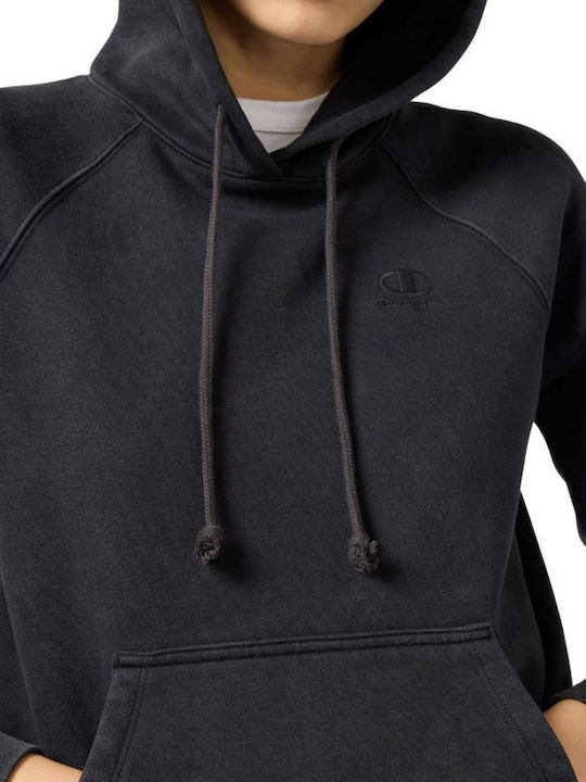 Women's Sweatshirt Hooded Black