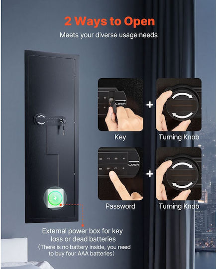 Vevor Built-in Safe with Digital Lock BGBXJ39144341RL29001V9
