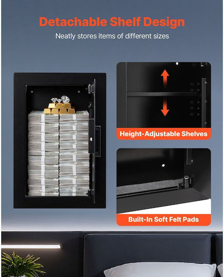 Vevor Built-in Safe with Digital Fingerprint Lock BGBXJ41522INRM189001V9